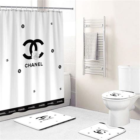 chanel shower curtain uk|Chanel shower curtain amazon.